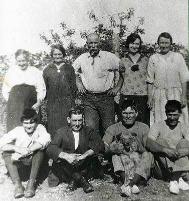 baird family at glenloth
