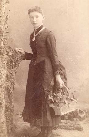 lady with basket