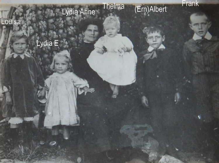 lydia ann brown and family
