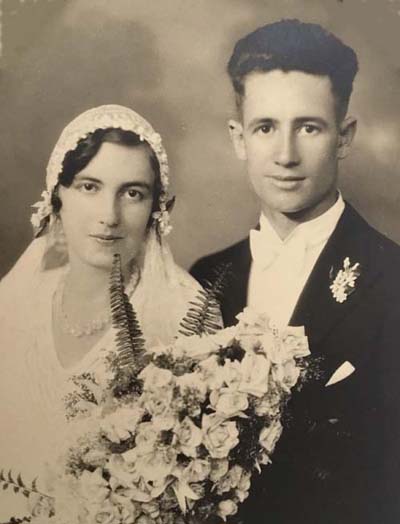 richard and margaret hickmott wedding 1934